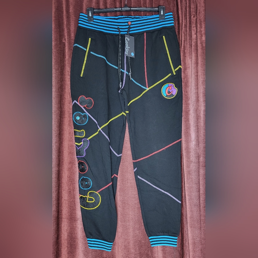 Cookies Show N Prove Black Sweatpants Men's Size XL